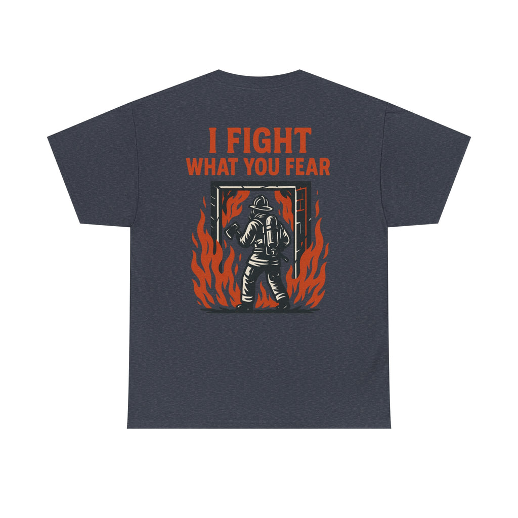 Firefighter Inspirational Tee, Unisex Cotton T-Shirt, Gift for Firefighters, Motivational Apparel, Fire Safety Awareness Shirt