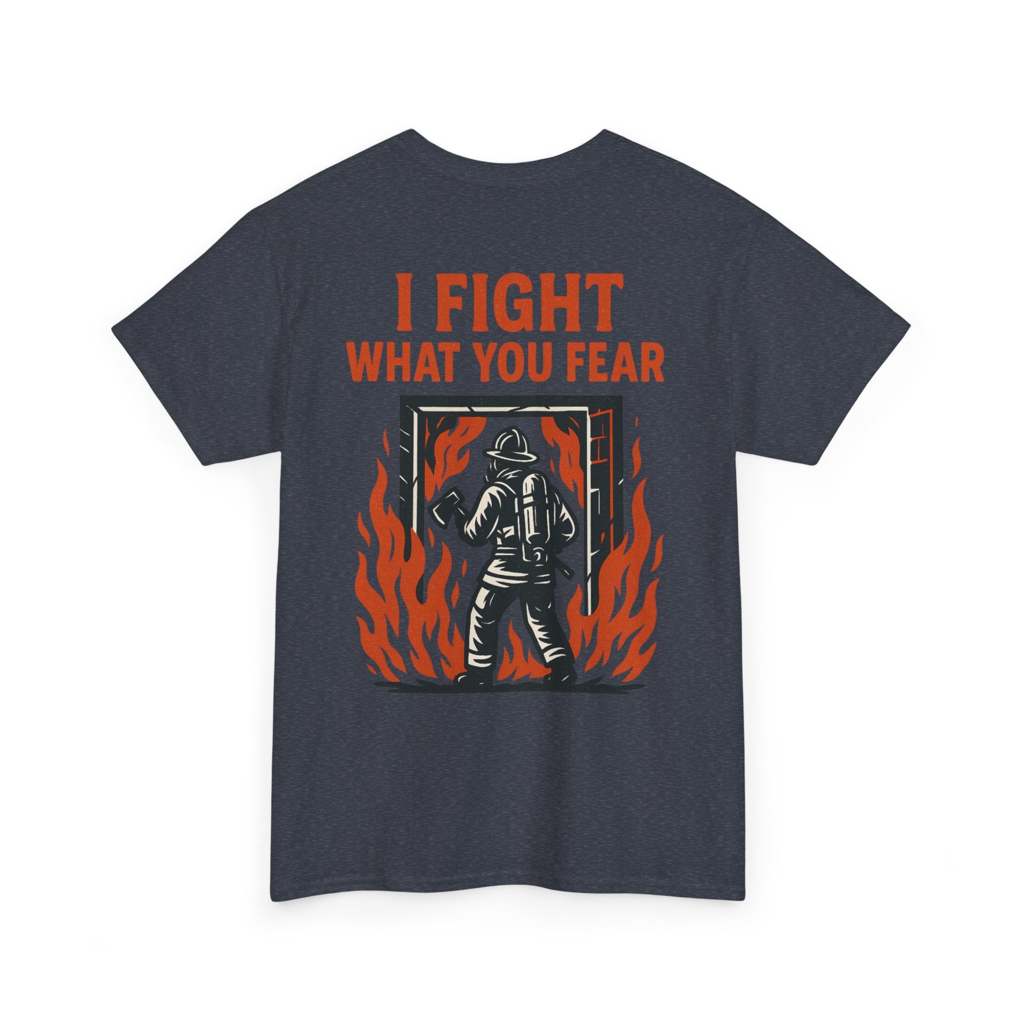 Firefighter Inspirational Tee, Unisex Cotton T-Shirt, Gift for Firefighters, Motivational Apparel, Fire Safety Awareness Shirt
