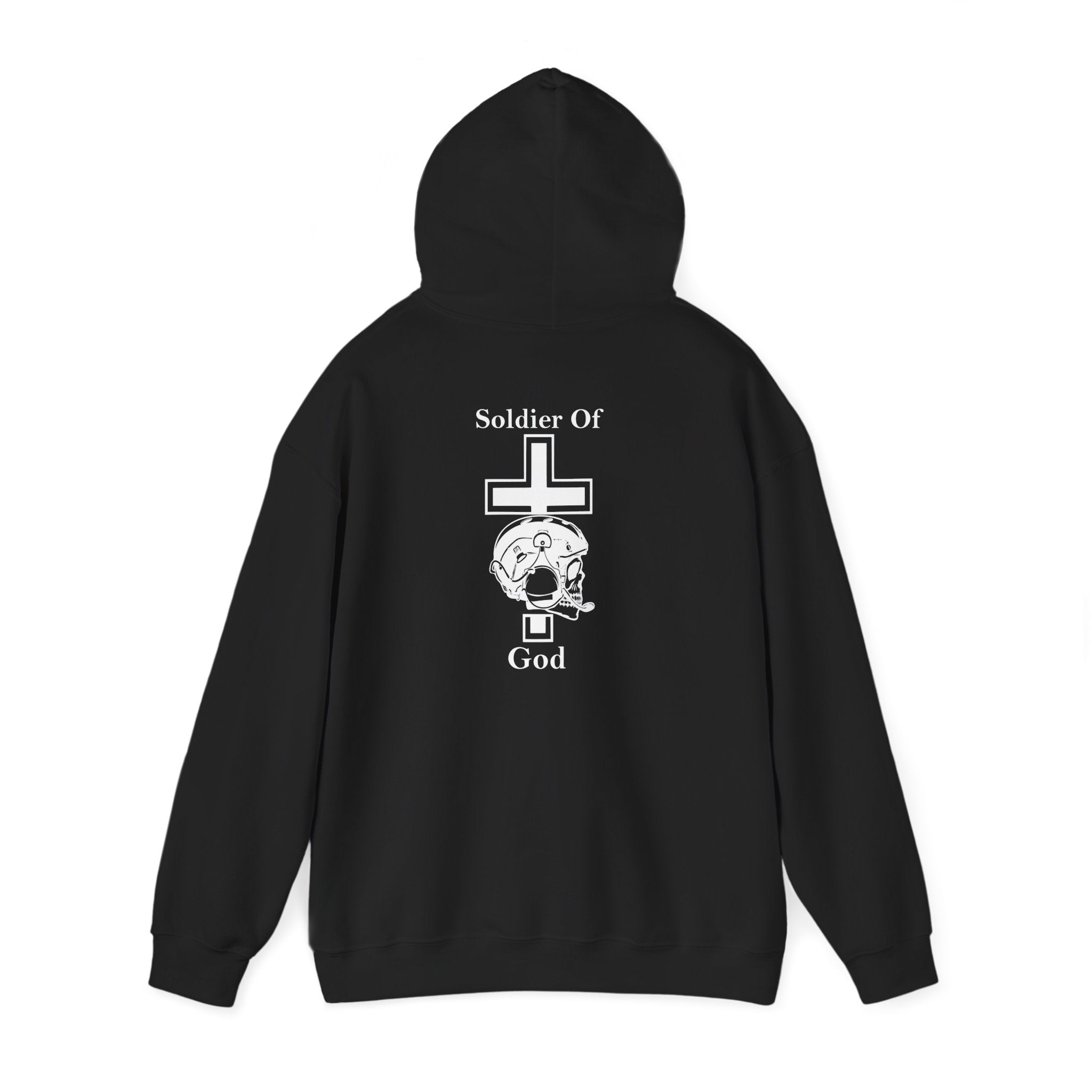 Hooded Sweatshirt - Military "Soldier of God"