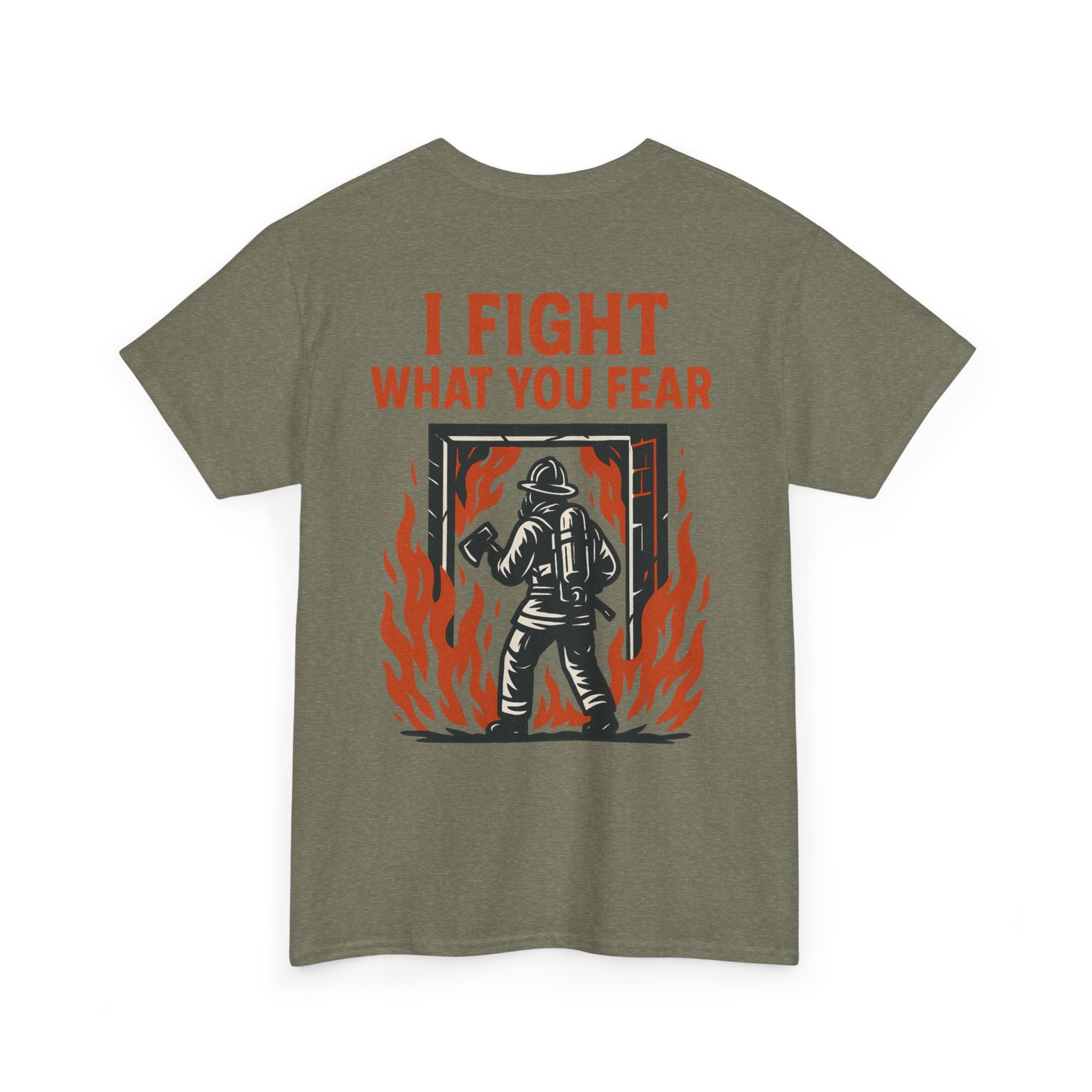 Firefighter Inspirational Tee, Unisex Cotton T-Shirt, Gift for Firefighters, Motivational Apparel, Fire Safety Awareness Shirt