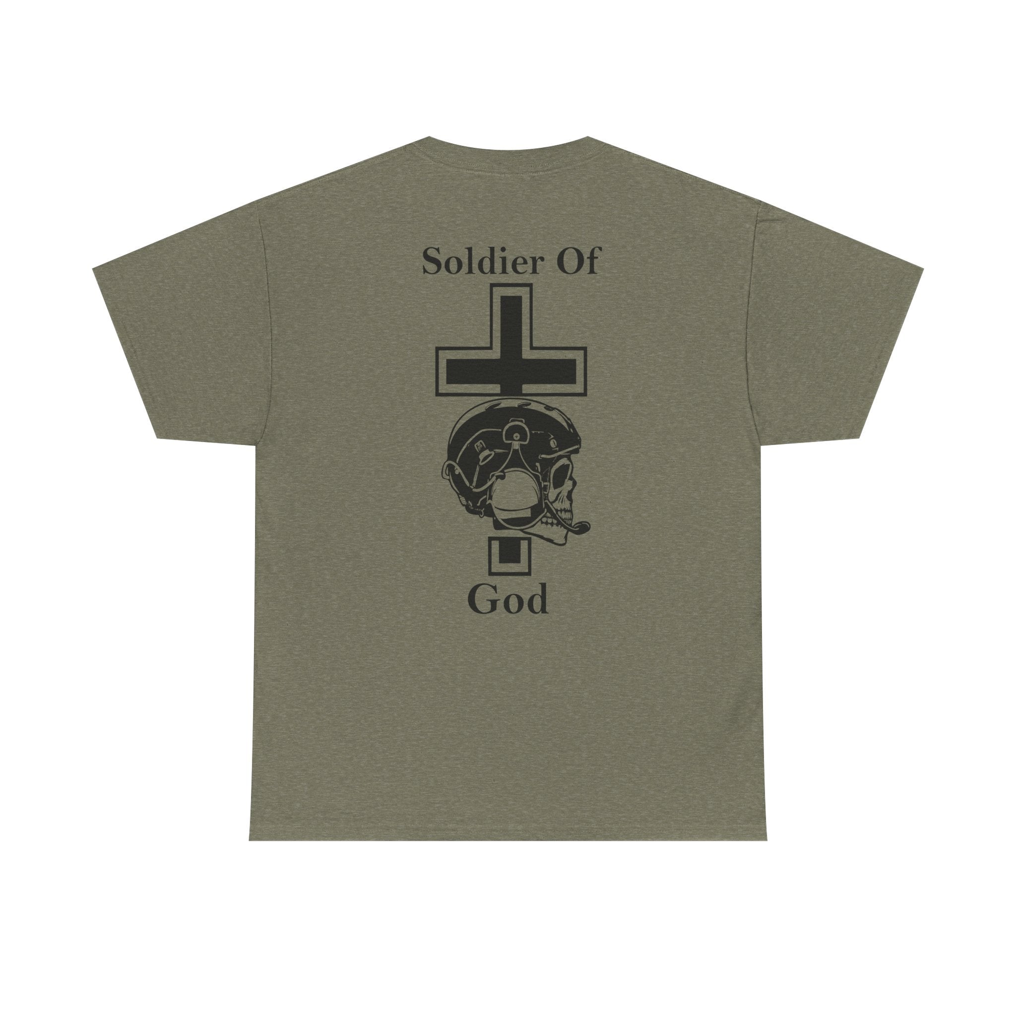 Military Inspirational "Soldier Of God" Graphic Tee