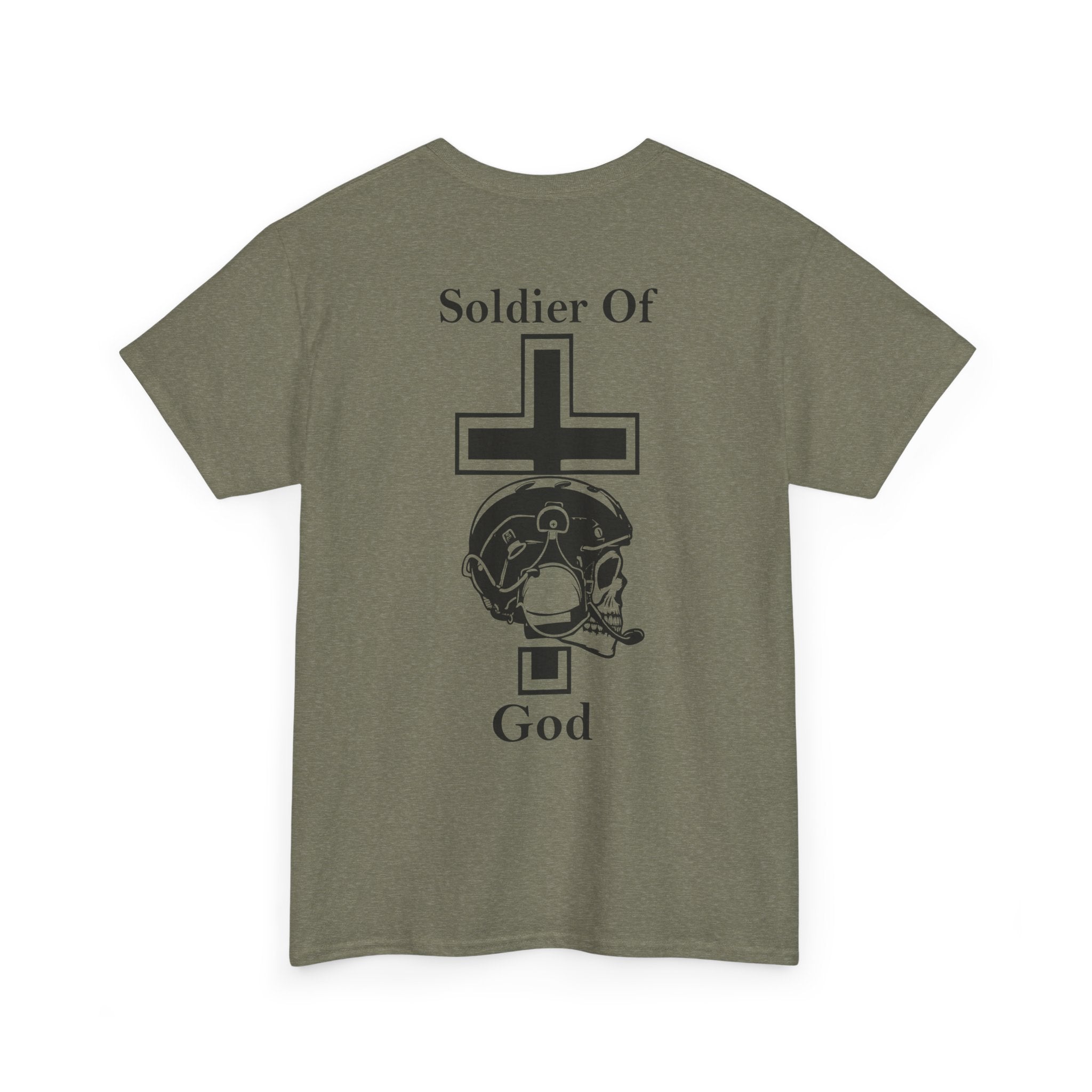 Military Inspirational "Soldier Of God" Graphic Tee